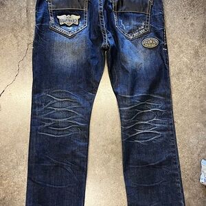 Vintage Mens Affliction Jeans Size 36